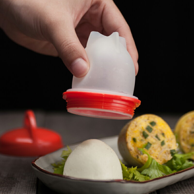 硅膠蒸蛋模具6只裝 寶寶輔食雞蛋羹家用創意杯水煮蛋神器