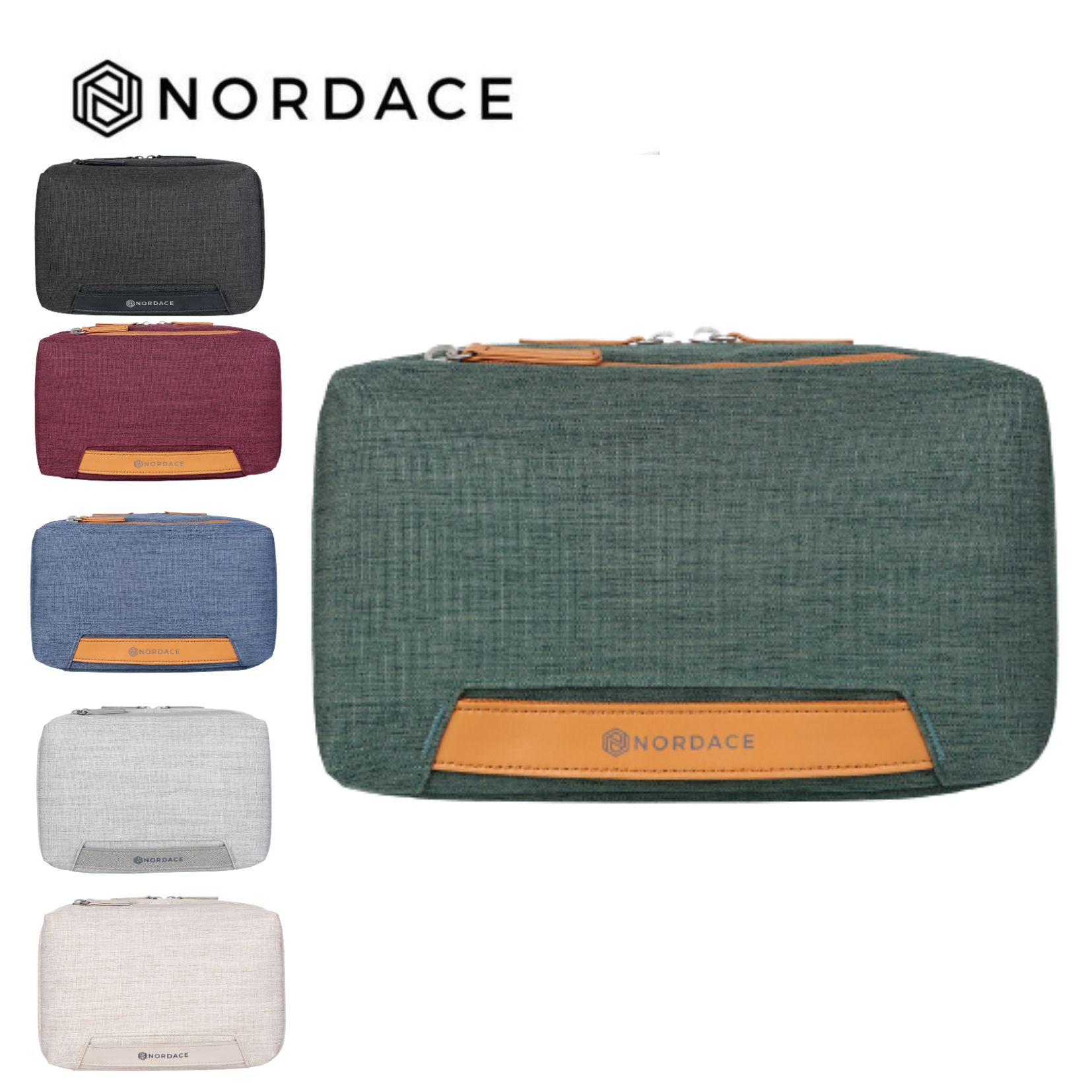 Nordace Siena II 盥洗包 防水收納包 手提收納包 沙灘包 游泳包 化妝品收納包 旅行化妝包 洗漱包 -綠色