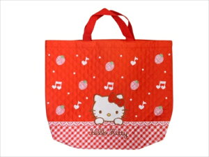 Hello Kitty 草莓 紅色手提包/購物包 KT 凱蒂貓 日貨 正版授權J00012736