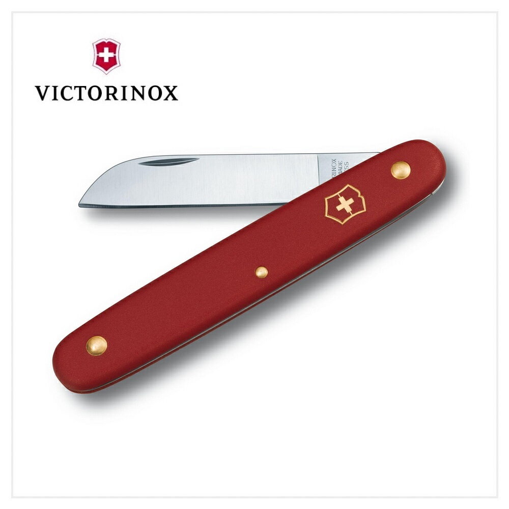 VICTORINOX 瑞士維氏 花卉刀 紅 3.9050