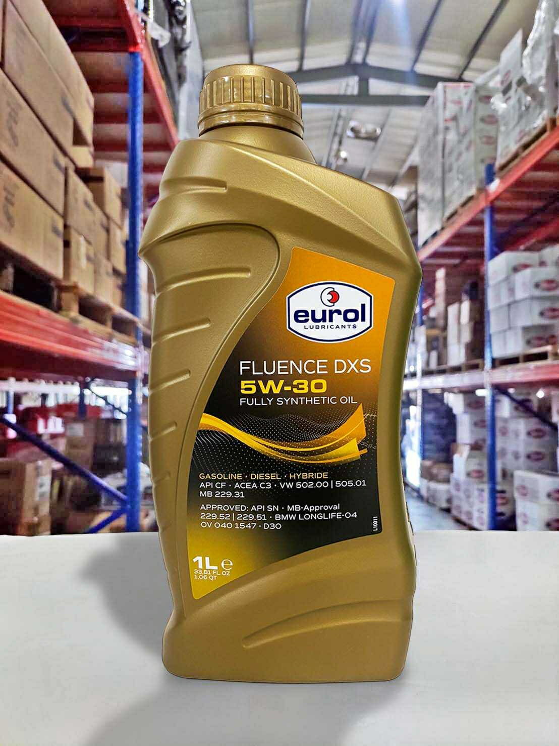 『油工廠』EUROL FLUENCE DXS 5W30 荷蘭神油 全合成機油 C3 229.51 LL-04