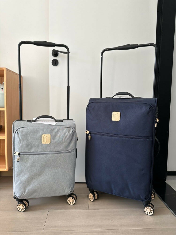 行李箱出口超輕靜音20寸登機行李箱寬拉桿旅行箱牛津布24萬向輪密碼箱