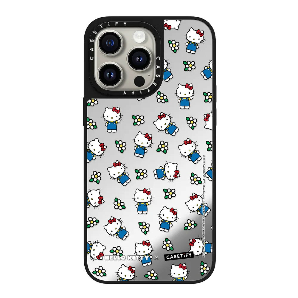 現貨Hello Kitty x CASETiFY聯名適用蘋果16promax磁吸手機殼iPhone16pro小花朵15pro/14plus/13保護套