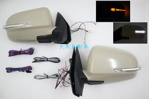 大禾自動車 電折 LED 後視鏡 未烤漆 適用 三菱 LANCER VIRAGE 10代 07-13 單邊價