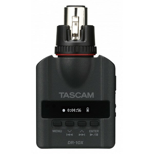 TASCAM DR-10X 數位錄音機(XLR)微型線性PCM錄音機直接連接到XLR麥克風 在採訪 記者招待