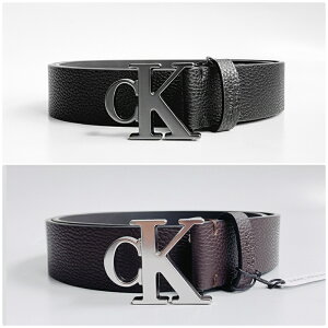 美國百分百【全新真品】Calvin Klein 皮革 皮帶 腰帶 配件 CK 荔枝皮 黑色 咖啡 37mm BH42