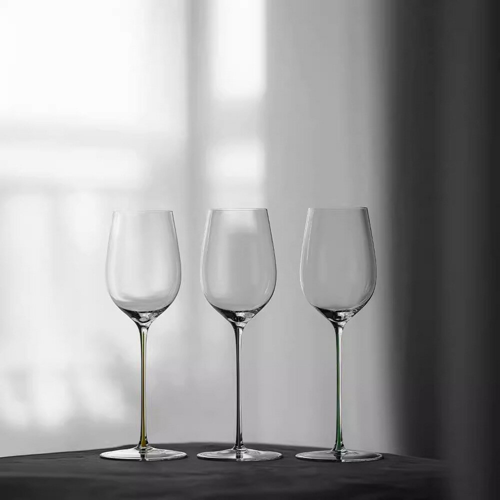 白葡雷司令葡萄酒杯水晶手工歐式超薄一體成型riedel平替雷司令杯