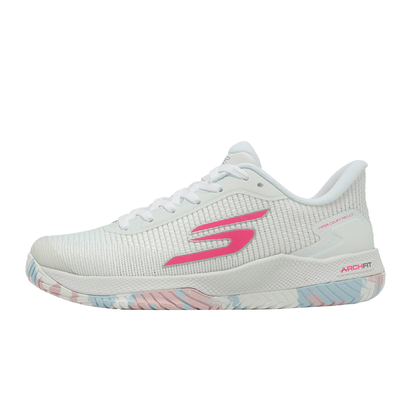 Skechers 網球鞋 匹克球鞋 Viper Court Pro 2.0 女鞋 白 避震 172109WMLT