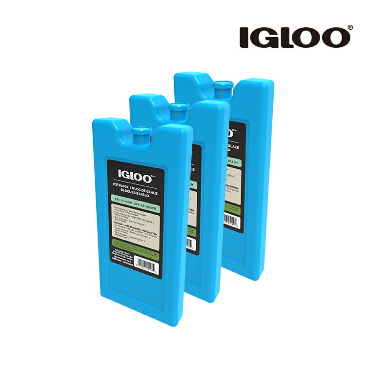 IgLoo MAXCOLD系列保冷劑25199 M號【三入一組】/ 城市綠洲 (保冷、保鮮、戶外露營、冰桶使用)