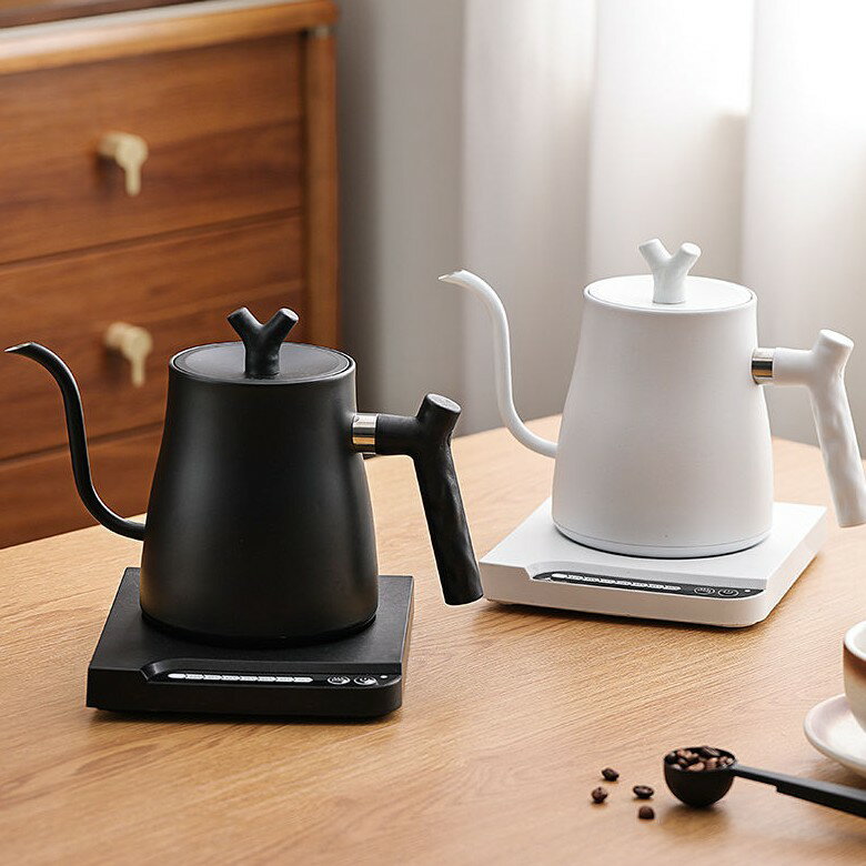 Bincoo溫控細口電熱水壺 【最低價】【公司貨】燒水壺手沖咖啡壺套裝家用手沖泡茶壺長嘴◆生活百貨挖寶節