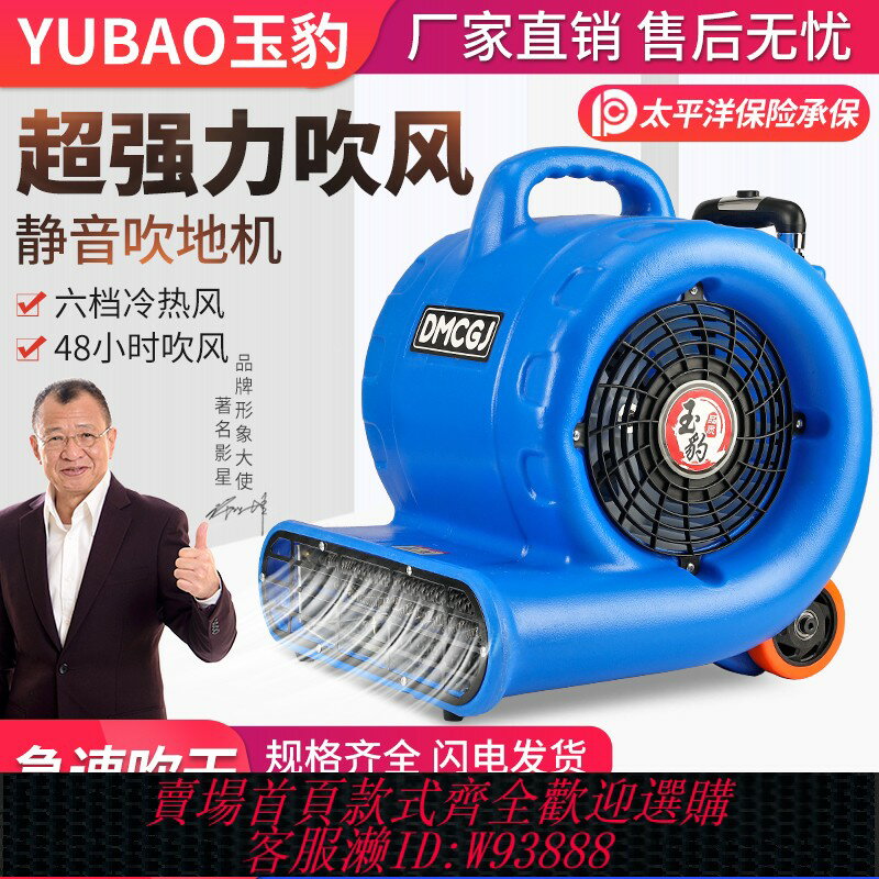 {臺灣公司貨 可打統編}吹地機地面吹乾機商用大功率家用衛生間廁所地面強力除濕吹風機