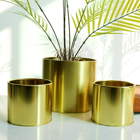 北歐輕奢金色花盆鍍金大號落地花瓶插花鐵桶金屬花器家居軟裝擺件 協貿國際日用品生活8館 樂天市場rakuten 北歐輕奢金色花盆鍍金大號落地花瓶插花鐵桶金屬花器家居軟裝擺件 協貿國際日用品生活8館 樂天市場rakuten