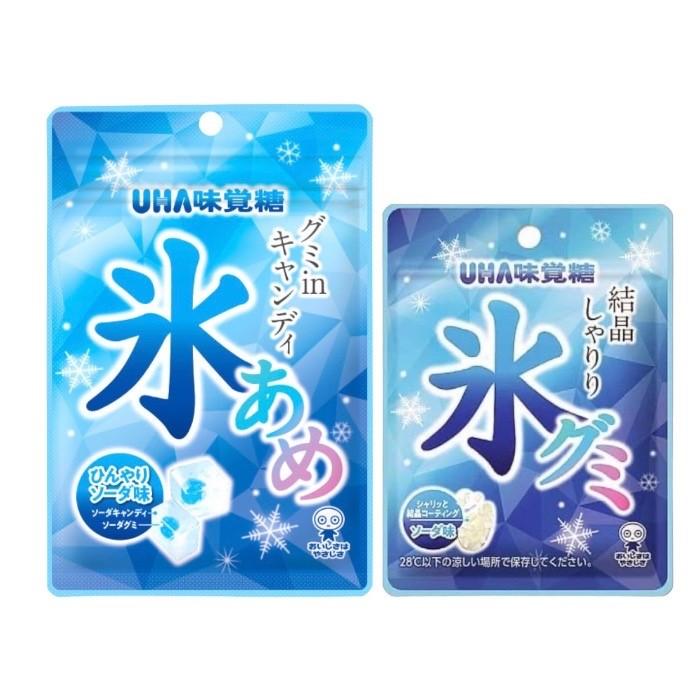 【江戶物語】UHA 味覺糖 蘇打風味硬糖/軟糖 汽水風味糖 造型硬糖 水晶軟糖 袋裝 日本必買 日本原裝