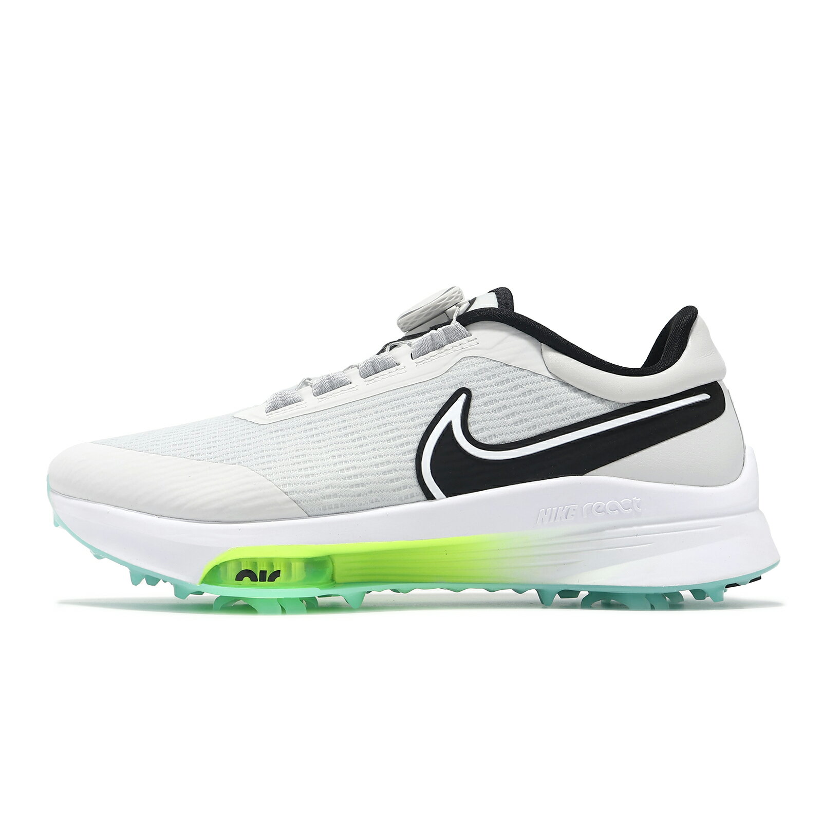 Nike 高爾夫球鞋 Air ZM Infinity TR Next% Boa 男鞋 寬楦 灰黑 防潑水