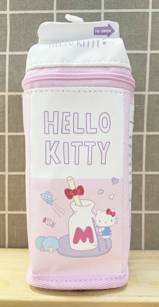 【震撼精品百貨】Hello Kitty 凱蒂貓 Hello Kitty日本SANRIO三麗鷗KITTY化妝包/筆袋-造型飲料*53937 震撼日式精品百貨
