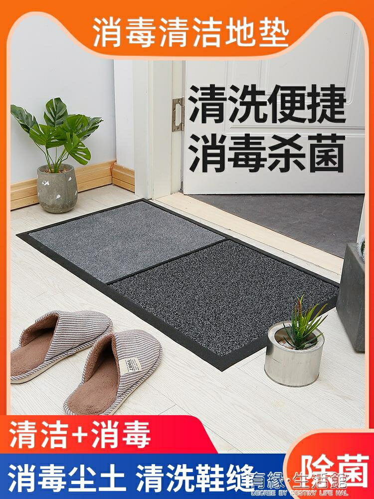 消毒地墊 地墊進門入戶門門墊家用消毒大門口門廳墊子戶外地毯室外防滑腳墊 有緣生活館