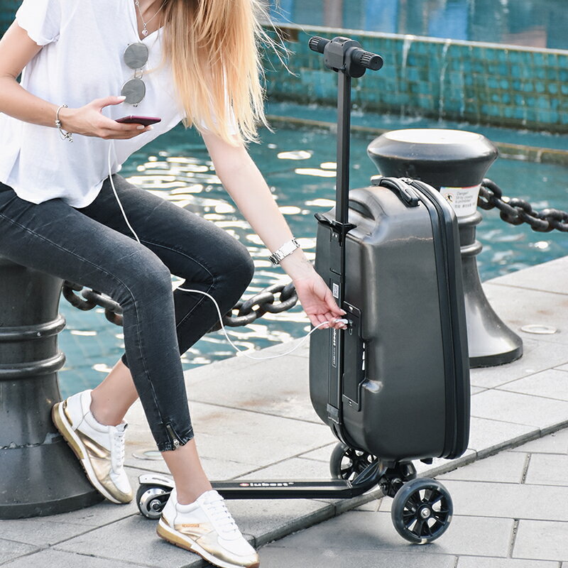 【兩年保固】IUBEST新款電動行李箱智能滑板車拉桿箱騎行代步旅行箱網紅登機箱
