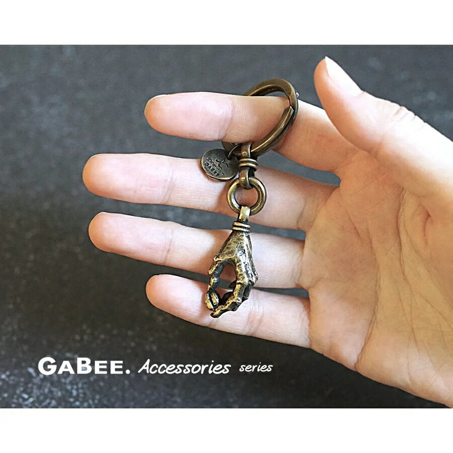 ｜GABEE. 設計師銀飾系列｜10週年紀念款＿惡魔鑰匙圈＿黃銅 1
