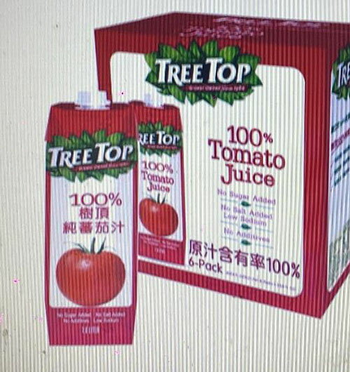 [COSCO代購4] W74990 Tree Top 樹頂 100% 純番茄汁 1公升 X 6入