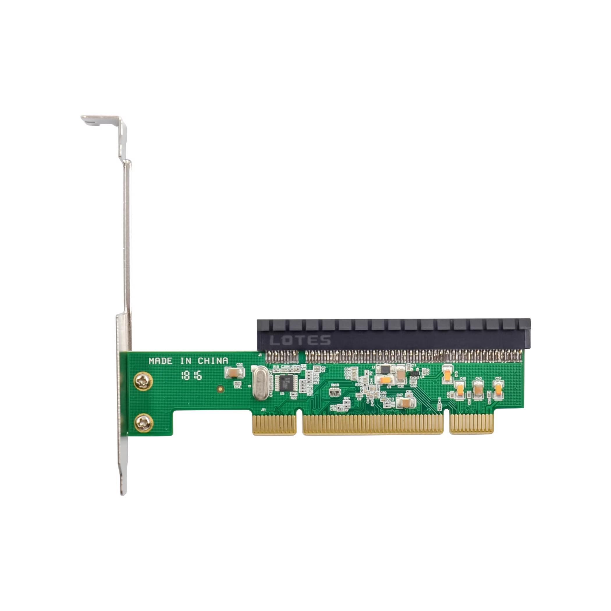 PCI轉PCI-E轉接卡 PCI轉PCIE 16X轉接卡顯卡轉接卡網卡視頻採集卡[領邦五金配件]