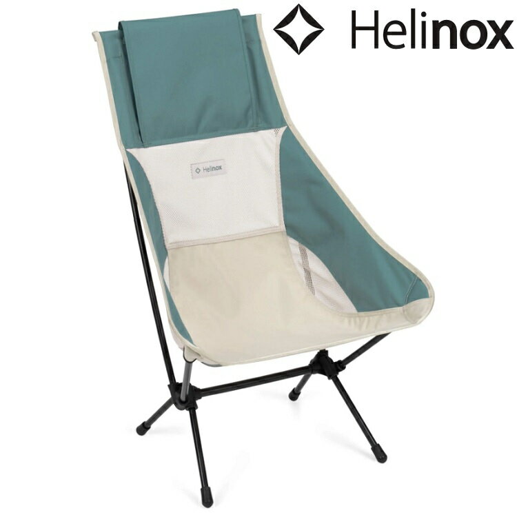 Helinox Chair Two 高背戶外椅/輕量摺疊椅/DAC露營椅 象牙/鴨綠 Bone/Teal 10002799