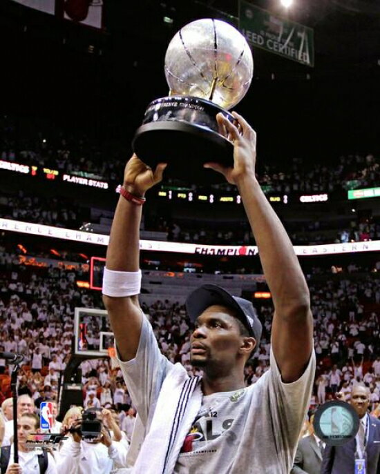 Posterazzi: Chris Bosh with the 2012 NBA Eastern Conference Champions ...