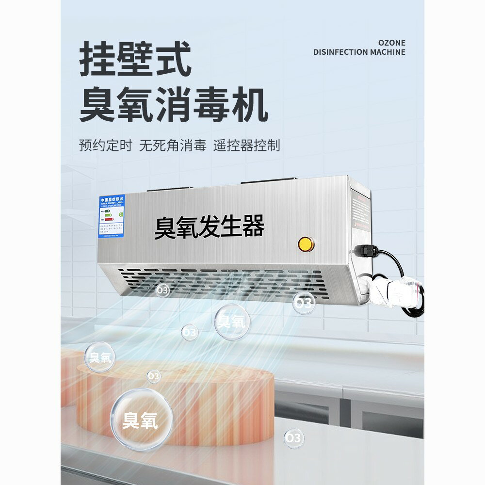 【臺灣公司 可開發票】壁掛式臭氧發生器消毒機垃圾房除臭食品廠車間養殖場倉庫食堂殺菌