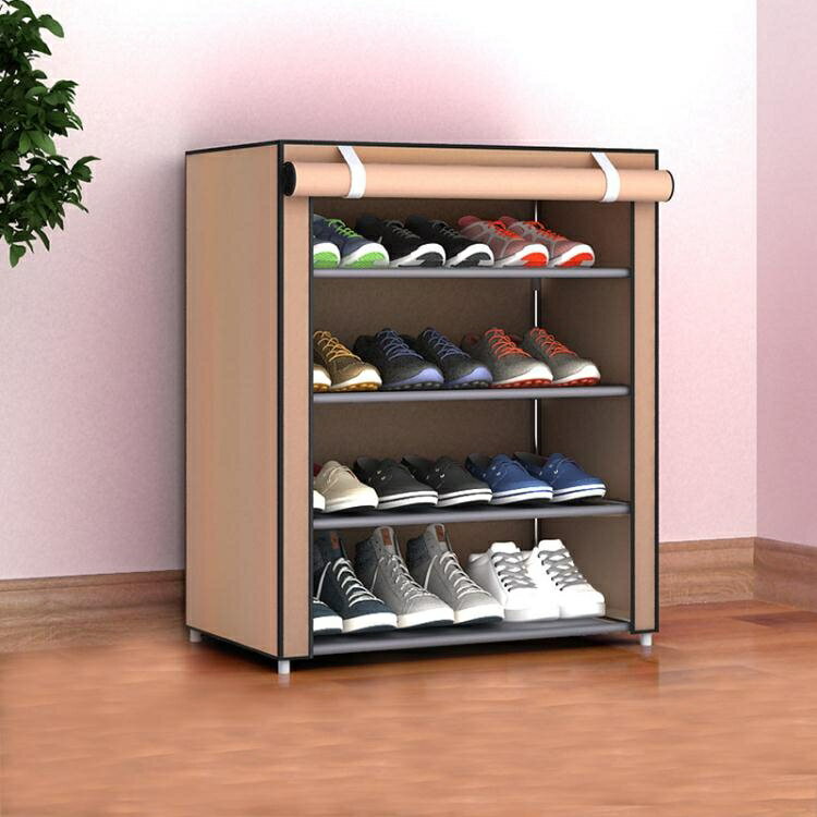 簡易鞋櫃多層防塵鞋架家用門口布藝學生宿舍寢室收納鞋架子經濟型