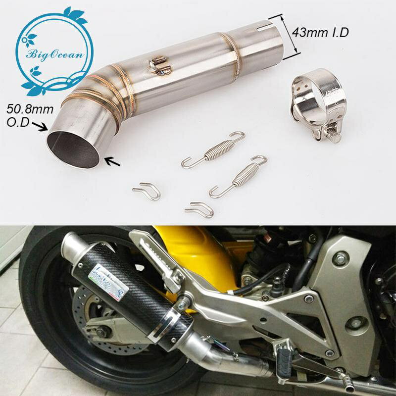 用於本田CB600排氣消聲器CB600F變異大黃蜂600排氣管中間連接環