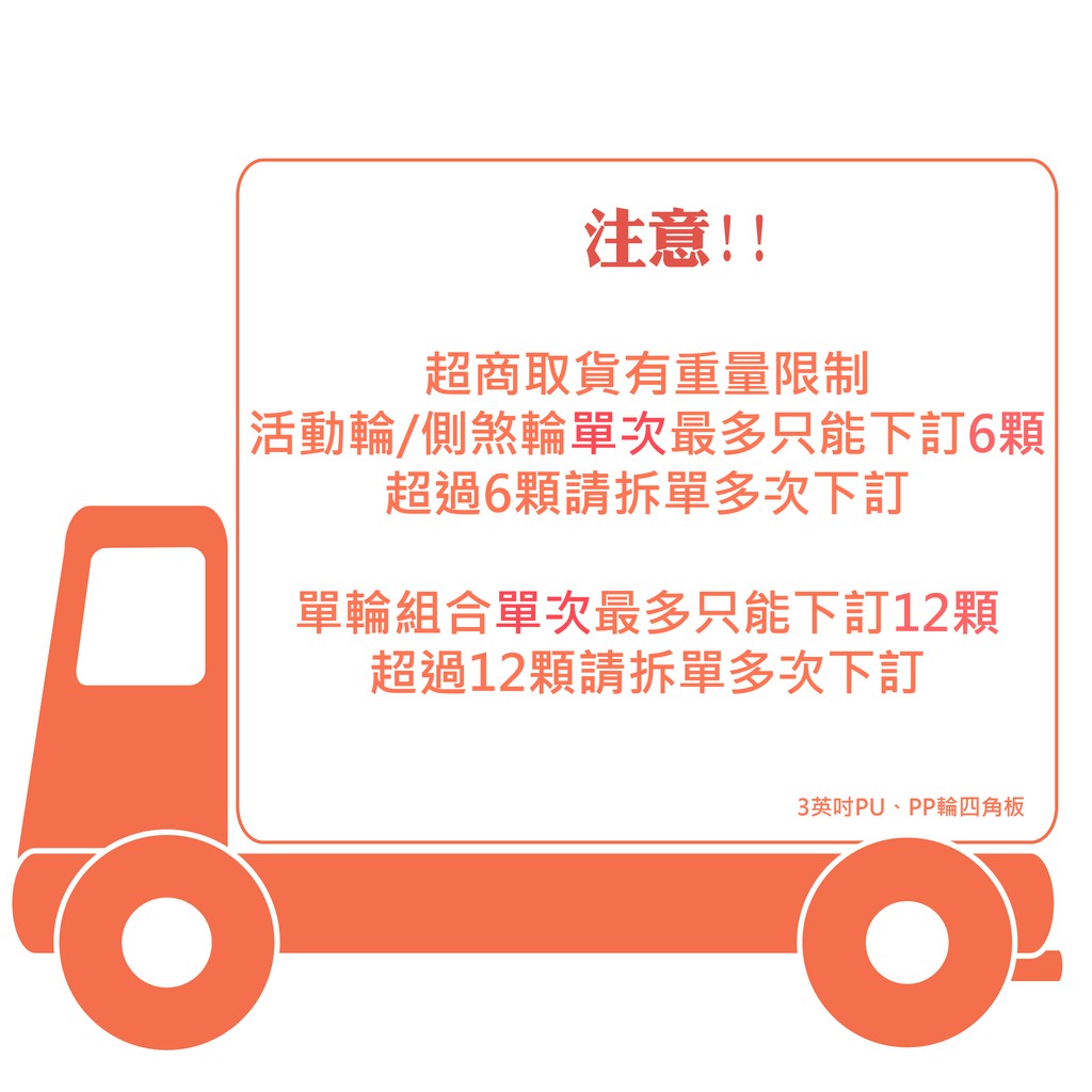 76mm PU輪靜音萬向輪 工業用腳輪｜家具/推車/板車適用｜滑順耐用 可選煞車｜單顆販售（超取限6顆） 6