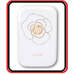 惠普 HP Sprocket-S 迷你印相機 山茶花晶彩閃耀限量版-黑/白 兩色款 相片印表機 Photo Printer