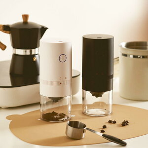 咖啡磨豆機 咖啡研磨器 磨粉機 肆月磨豆機 咖啡豆研磨機 電動手磨全自動咖啡研磨機 咖啡機家用小型