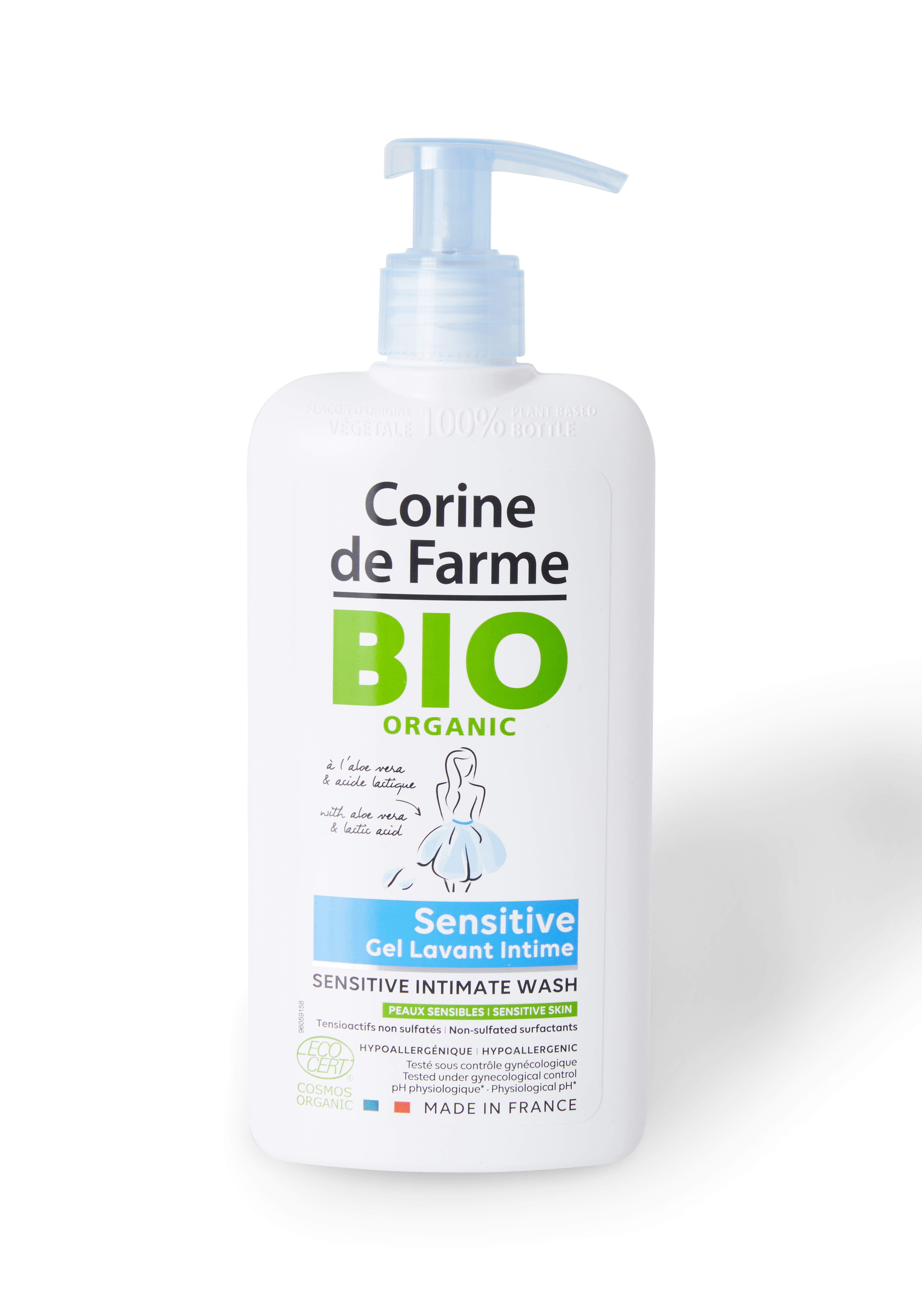Corine de Farme 黎之芙 溫和柔護敏感肌私密潔淨凝露(無香配方) 250ml~優惠價:410元｜岡山戀香水