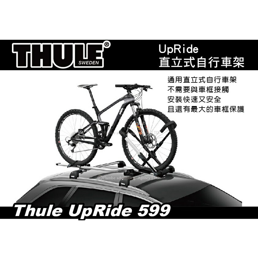 【MRK】Thule 都樂 直立式腳踏車架 UpRide 599銀 (無方桿配件) 自行車架 腳踏車架 599001