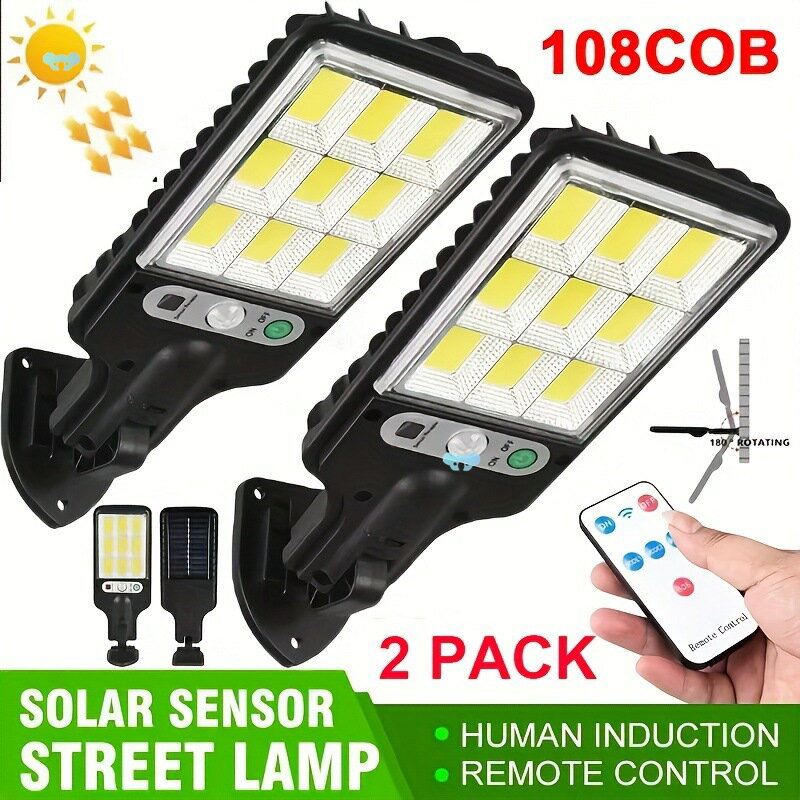 2/4/6 Packs Solar Outdoor Lights Solar Powered Motion