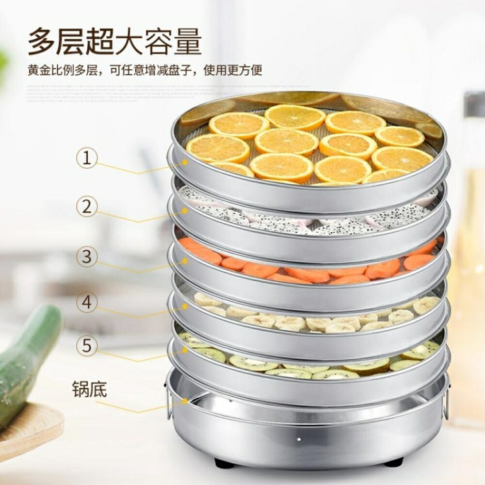水果烘乾機 家用小型果茶溶豆果蔬乾果風乾機脫水機商用 名創家居館 DF