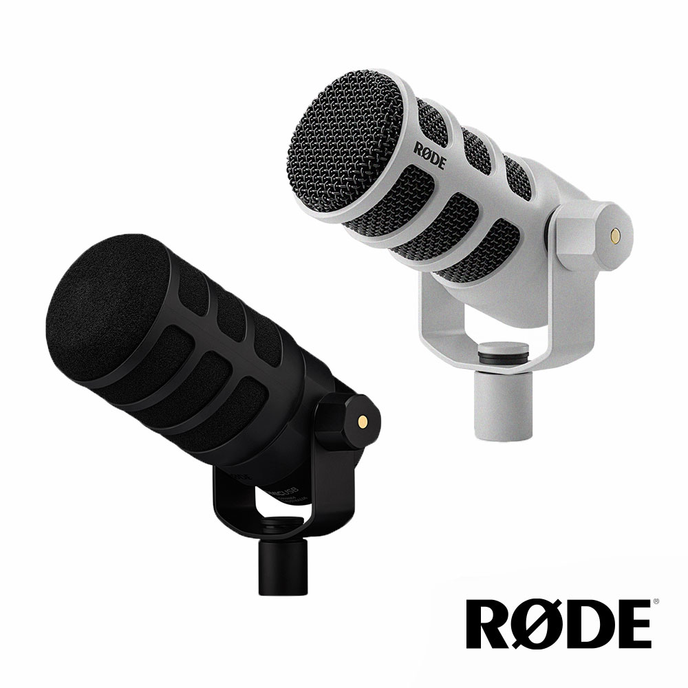 【RODE】Podmic USB 動圈式麥克風 黑/白色 公司貨