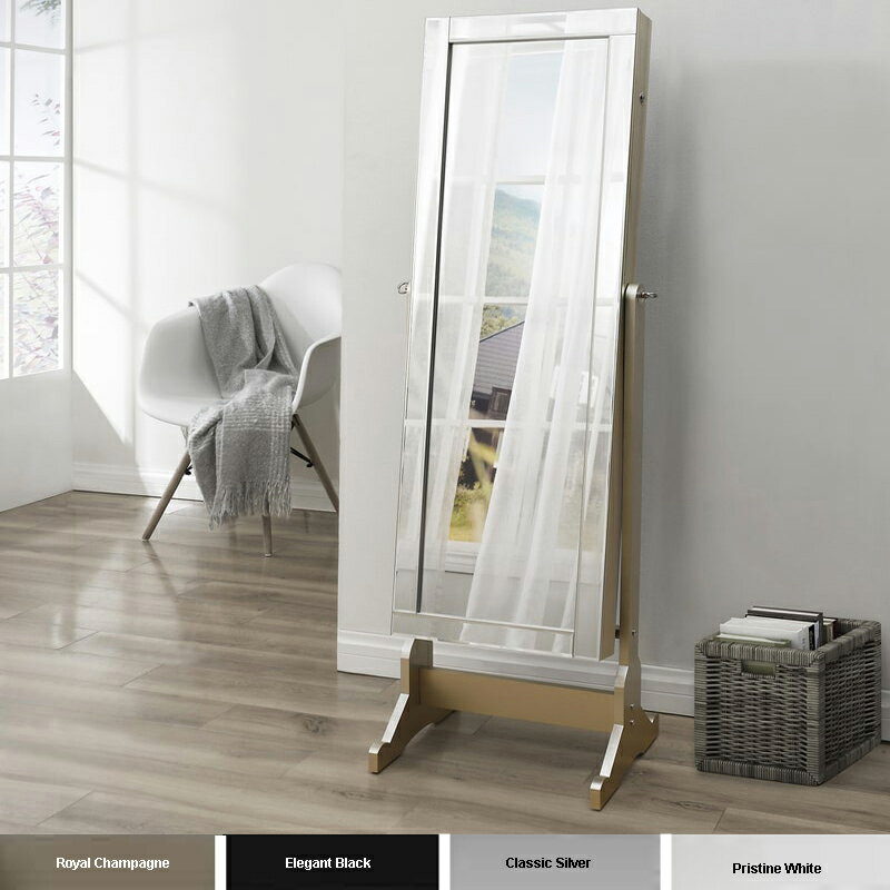 full length mirror with jewelry storage