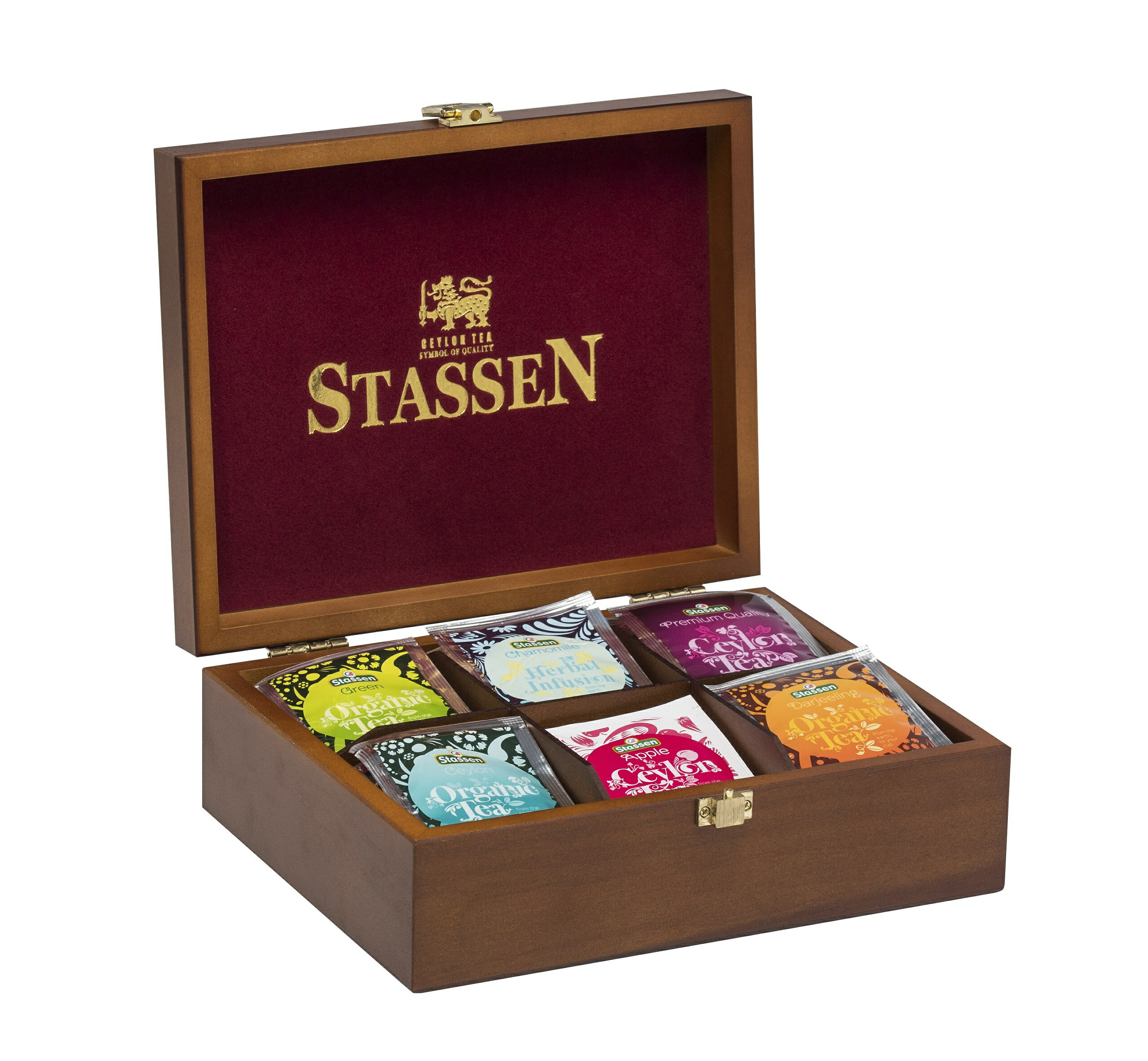 Stassen 司迪生【 綜合茶包木質禮盒 】▂▃▅♛ 附贈提袋 ♛▅▃▂