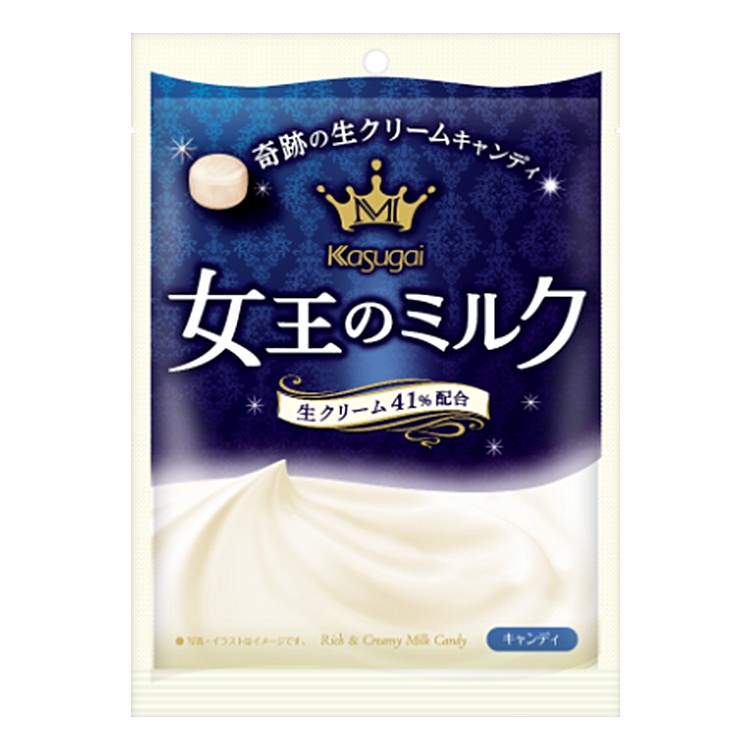 【江戶物語】KASUGAI 春日井製菓 原味/焦糖風味 牛奶糖 硬糖 女王牛奶糖 北海道鮮奶油 日本必買 日本原裝進口 0