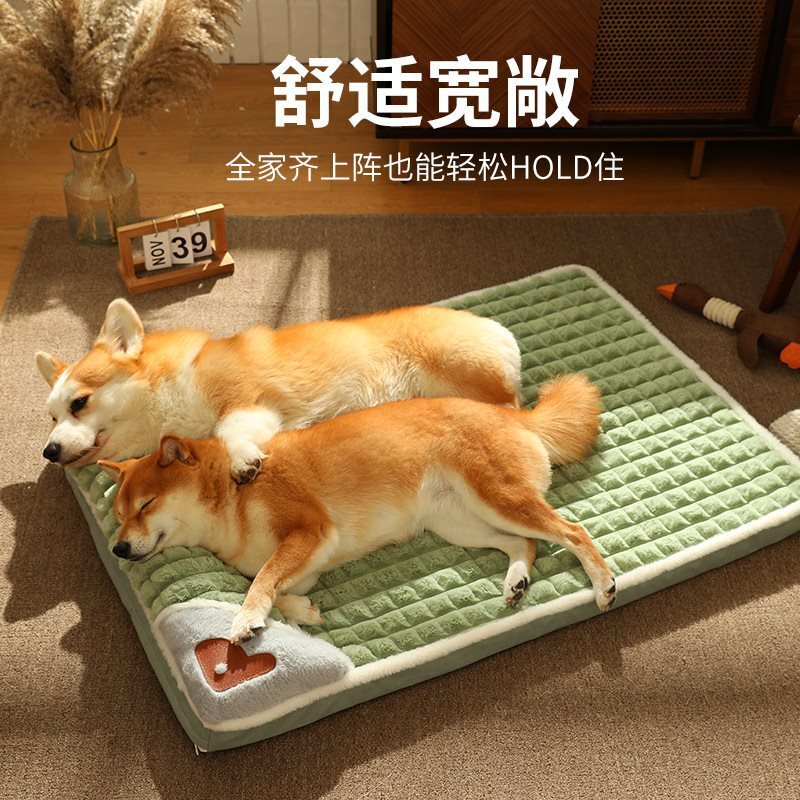 免運 可開發票 狗床新款寵物墊子可拆洗四季加厚深度睡眠寵物床貓窩寵物窩大型犬狗窩