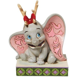 【震撼精品百貨】Disney 迪士尼~Enesco精品雕塑-迪士尼小飛象塑像-聖誕麋鹿*29486