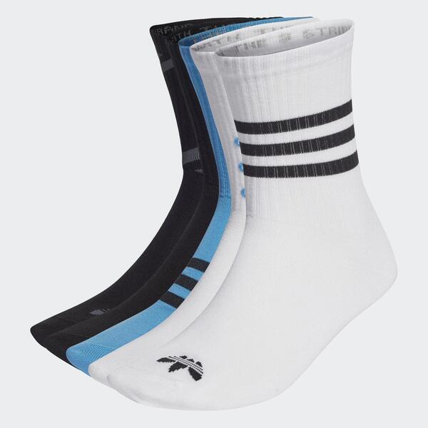 Adidas Graphic Cr 5pp [HL9290] 男 中筒襪 襪子 運動 休閒 訓練 舒適 棉質 5入