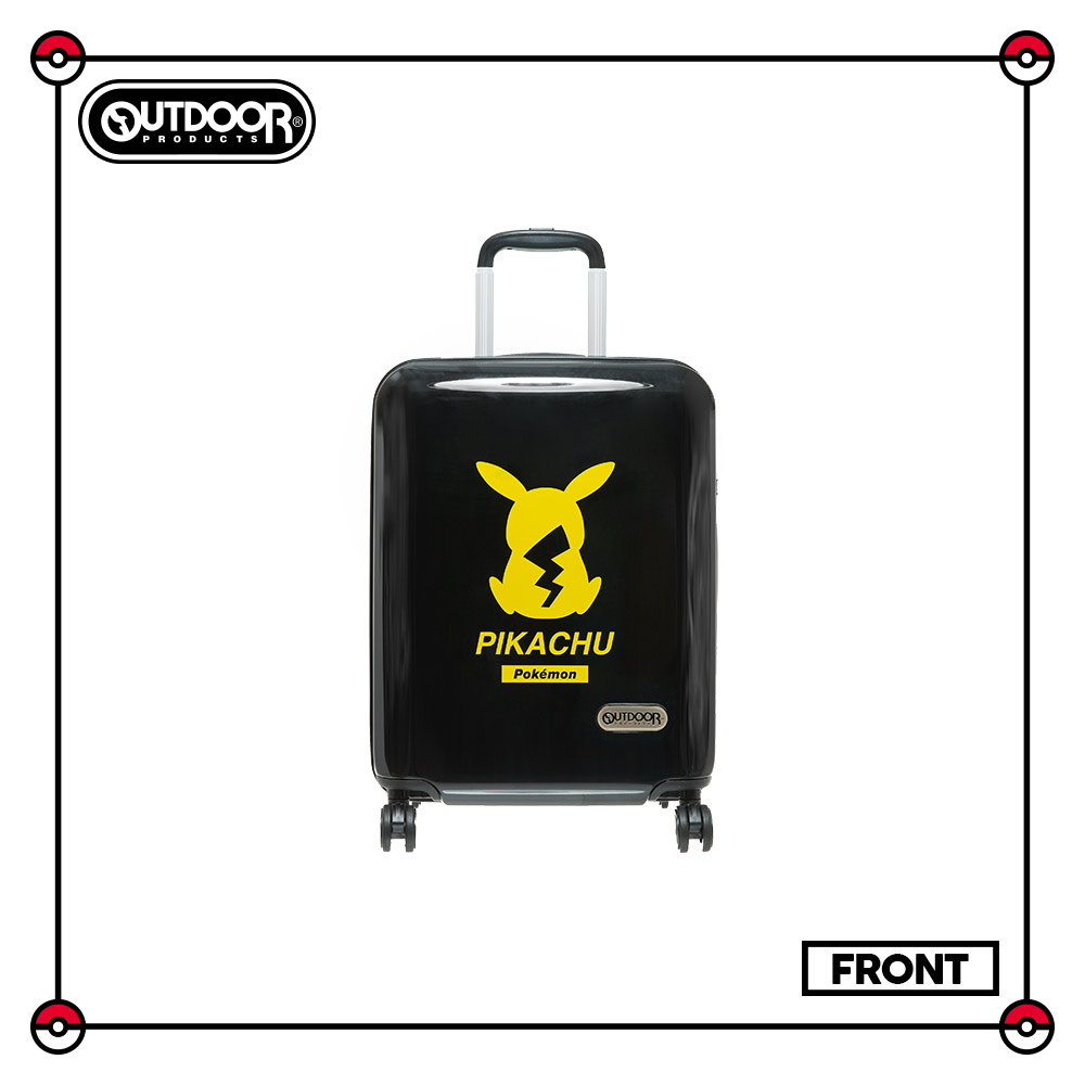 【OUTDOOR】寶可夢Pokemon-潮黑皮卡丘20吋行李箱-黑色 ODGO20B19BK [APP下單享4%點數]