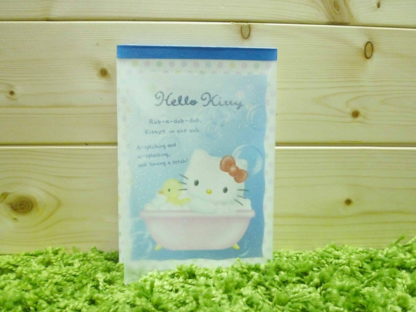 【震撼精品百貨】Hello Kitty 凱蒂貓 造型便條紙-洗澡圖案【共1款】 震撼日式精品百貨