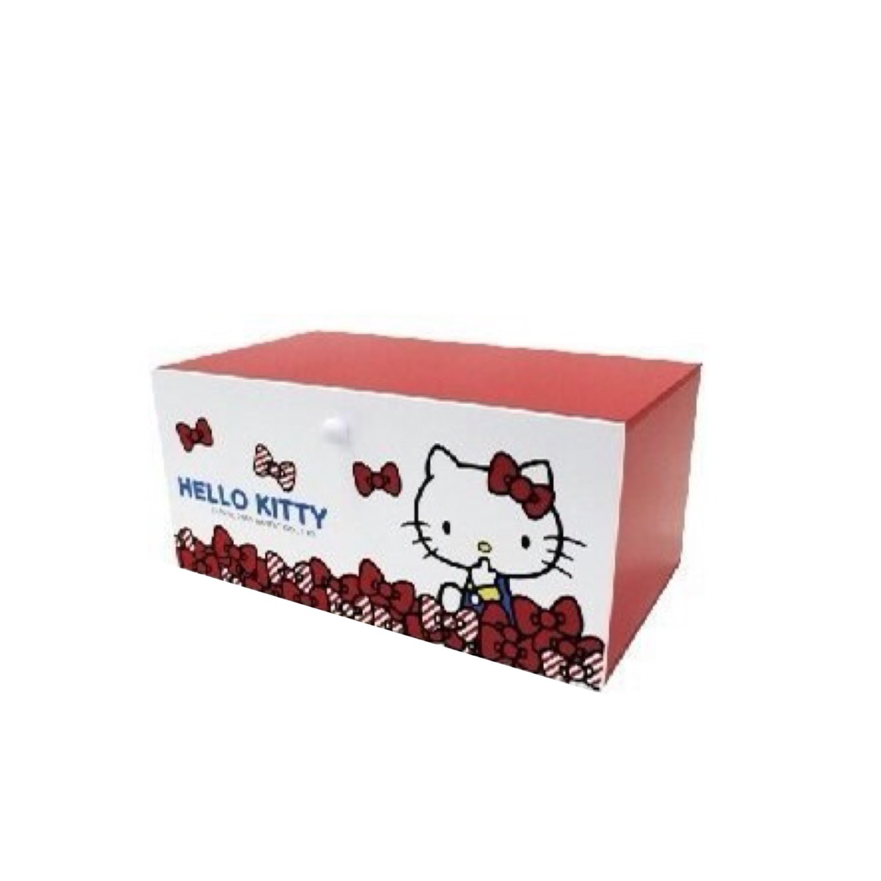 Hello Kitty 單抽桌上收納盒，木製盒/抽屜櫃/桌上抽屜/辦公桌，X射線【C526337】