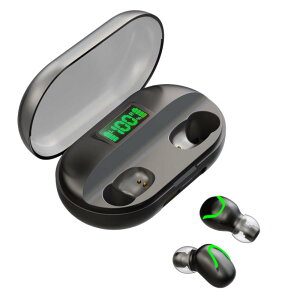 指紋觸控無線雙耳藍牙耳機T2入耳式迷你大電量超長待機續航跨境