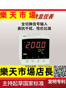 數顯表溫度壓力液位水位顯示高低報警控制儀智能數顯儀表A100