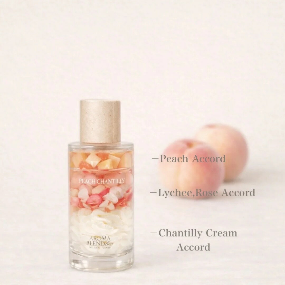 日本最新✨AROMABLENDBAR 香水10ml 50ml Peach Chantilly 蜜桃香緹蜜桃