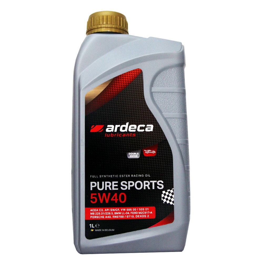 ARDECA PURE SPORT 5W40 全合成 雙酯類機油【限定樂天APP下單享點數回饋】